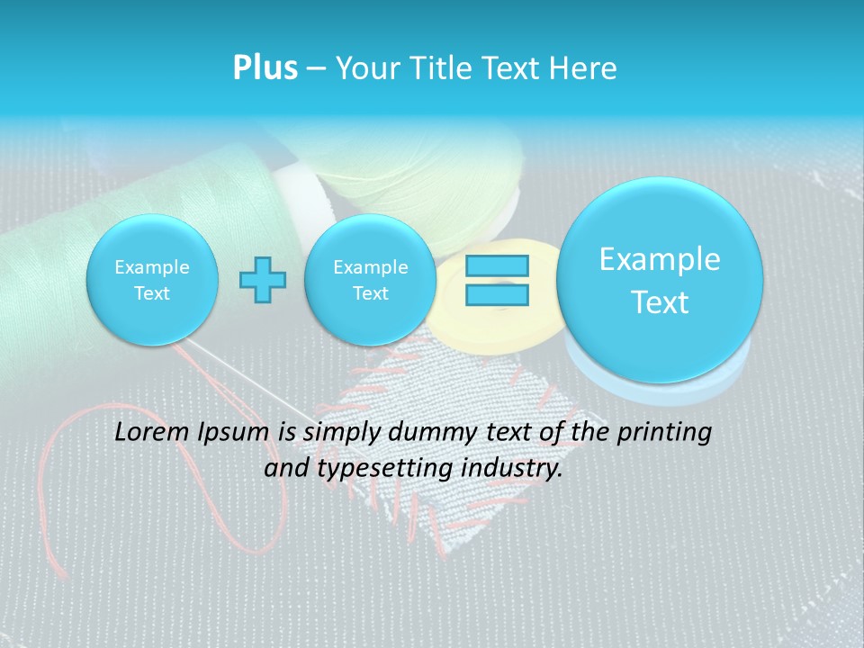 Cloth Textured Textile PowerPoint Template
