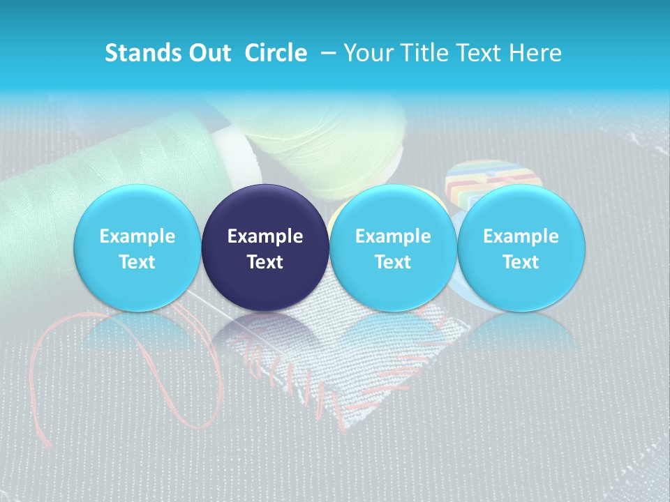 Cloth Textured Textile PowerPoint Template