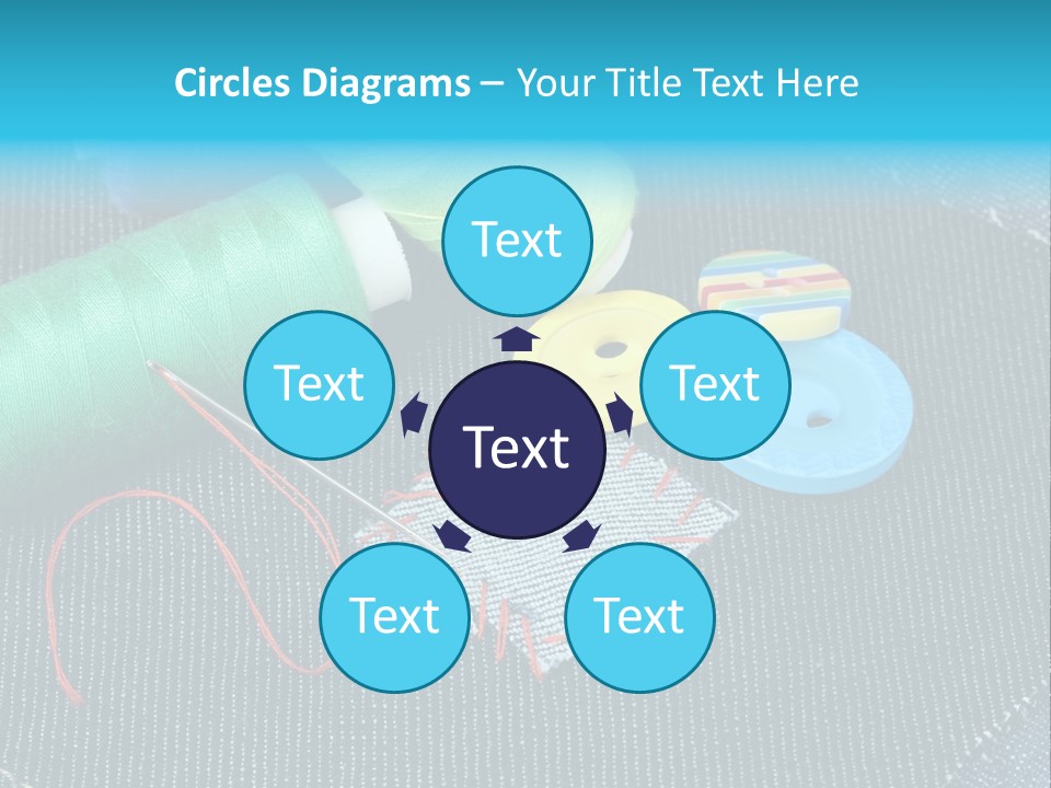 Cloth Textured Textile PowerPoint Template