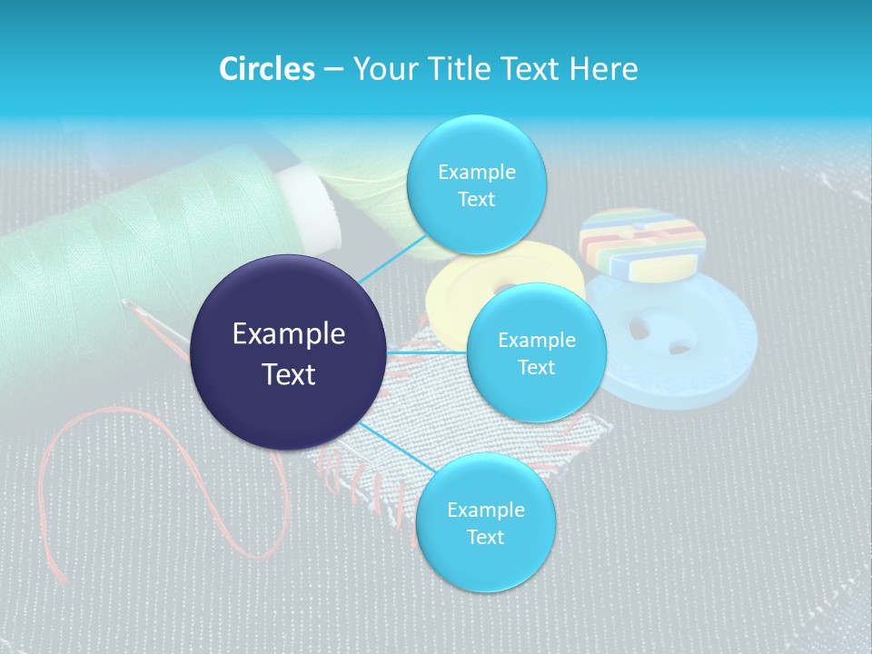 Cloth Textured Textile PowerPoint Template