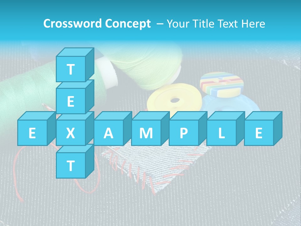 Cloth Textured Textile PowerPoint Template