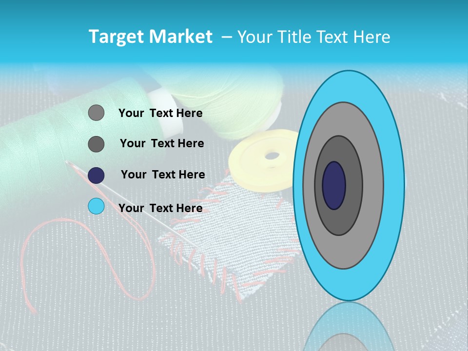 Cloth Textured Textile PowerPoint Template