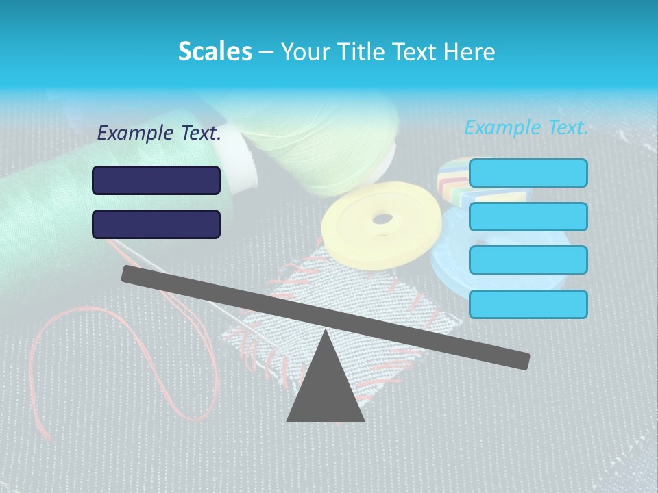 Cloth Textured Textile PowerPoint Template