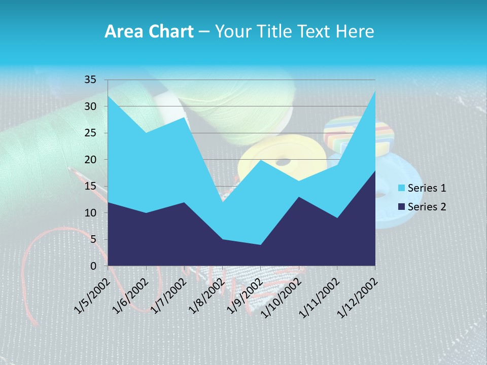 Cloth Textured Textile PowerPoint Template