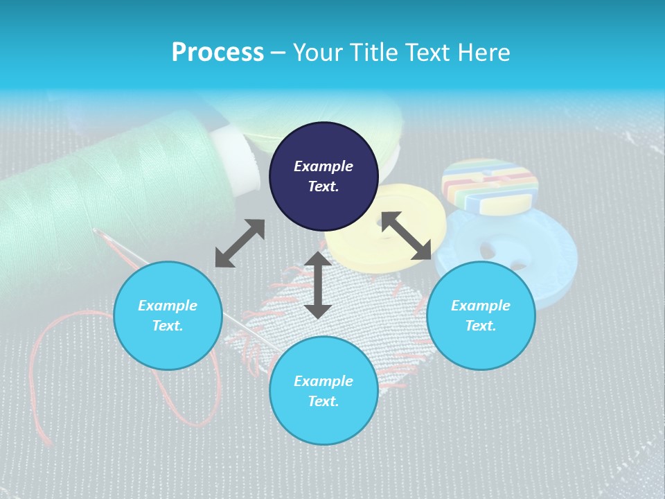 Cloth Textured Textile PowerPoint Template
