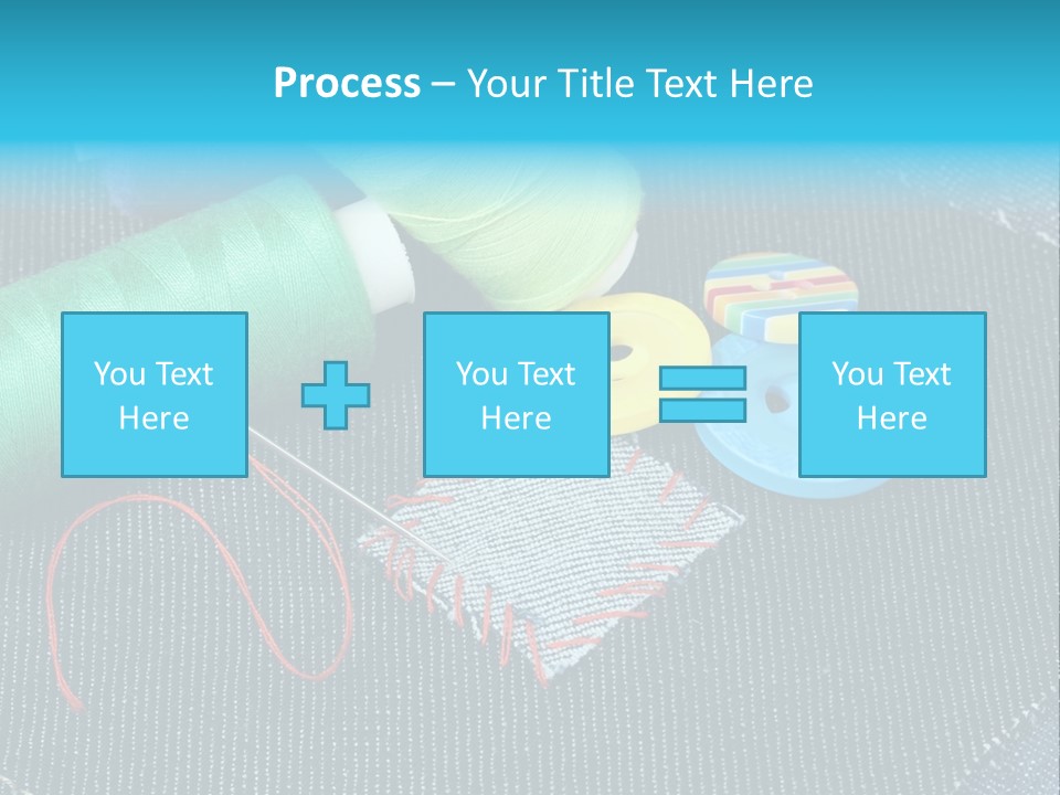 Cloth Textured Textile PowerPoint Template