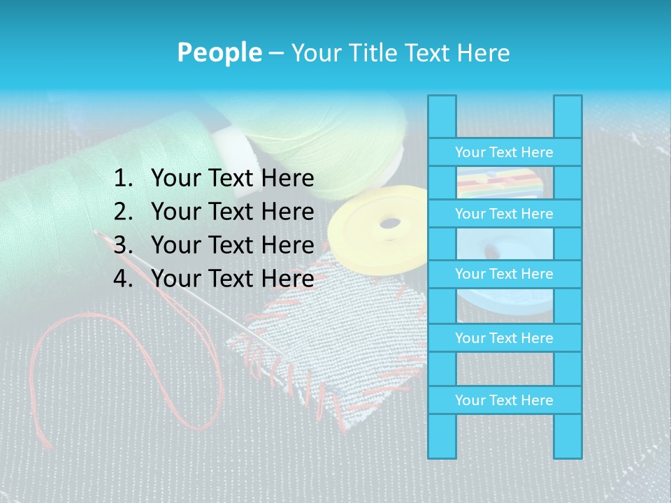 Cloth Textured Textile PowerPoint Template