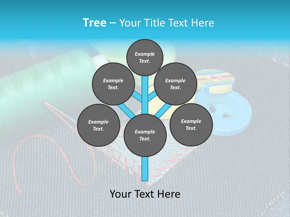 Cloth Textured Textile PowerPoint Template