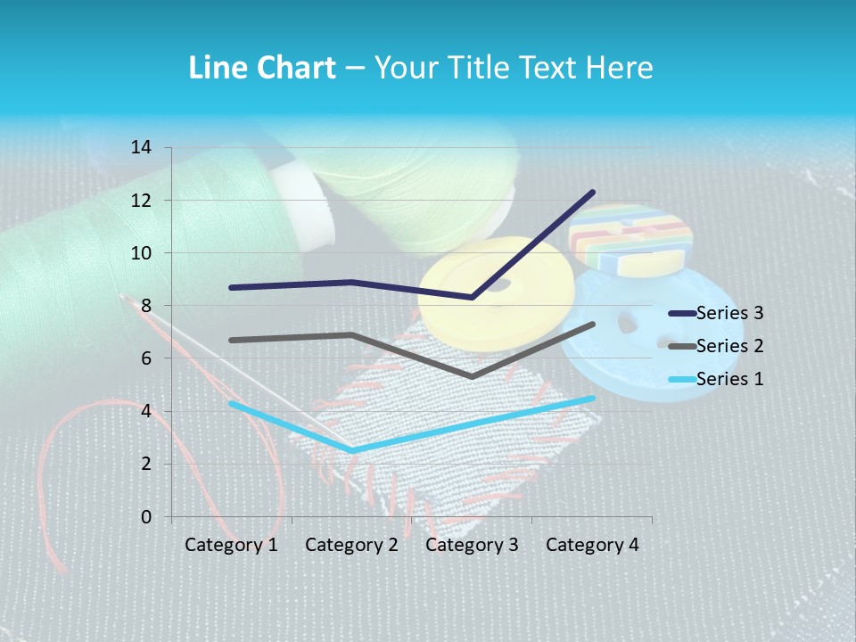 Cloth Textured Textile PowerPoint Template