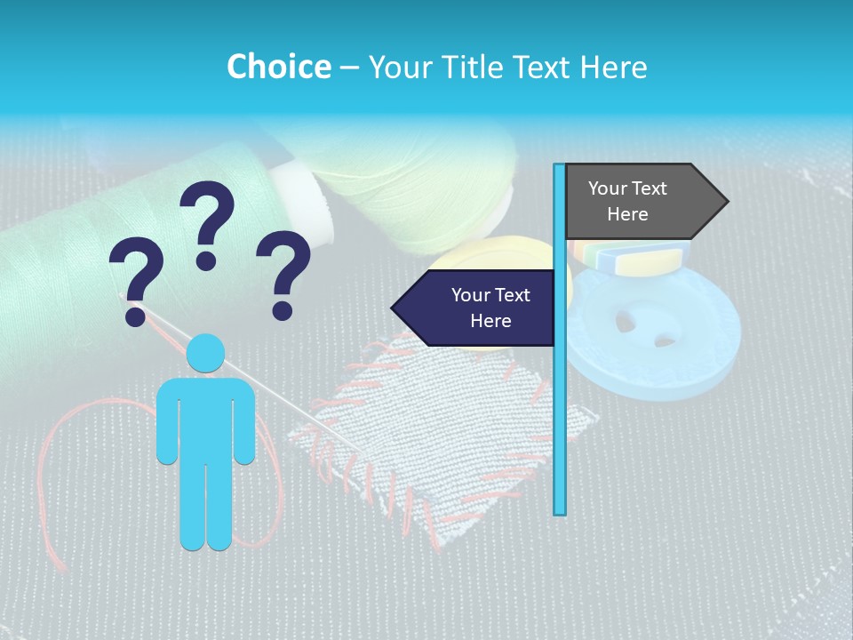 Cloth Textured Textile PowerPoint Template