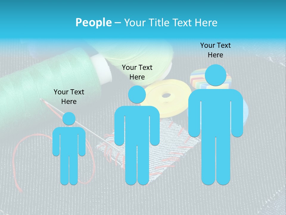 Cloth Textured Textile PowerPoint Template