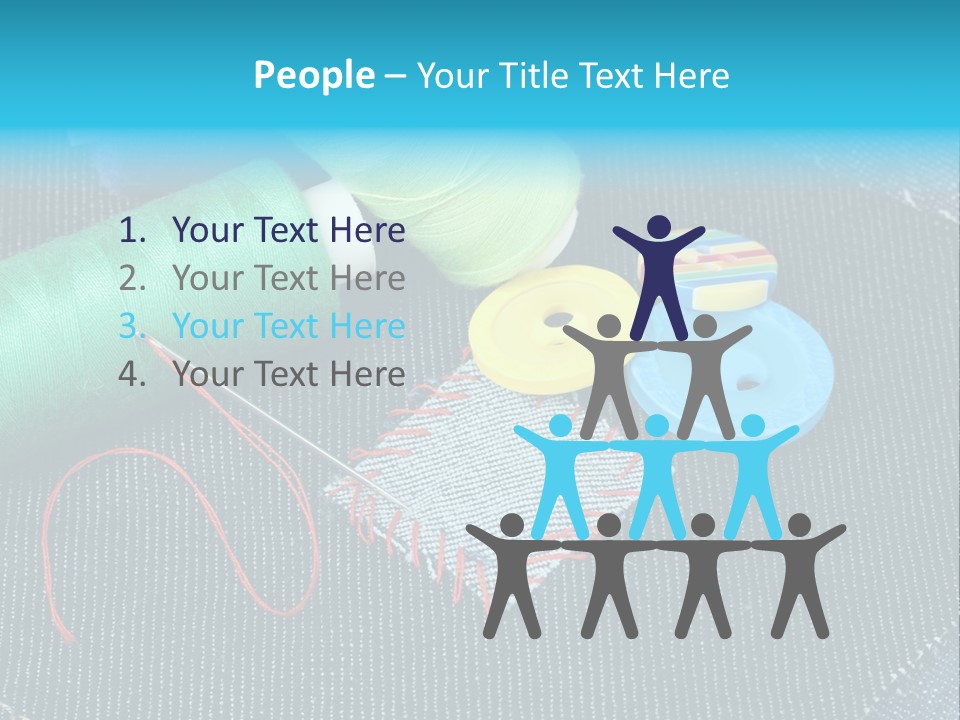 Cloth Textured Textile PowerPoint Template