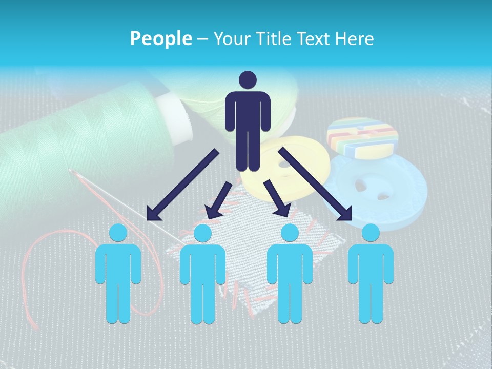 Cloth Textured Textile PowerPoint Template