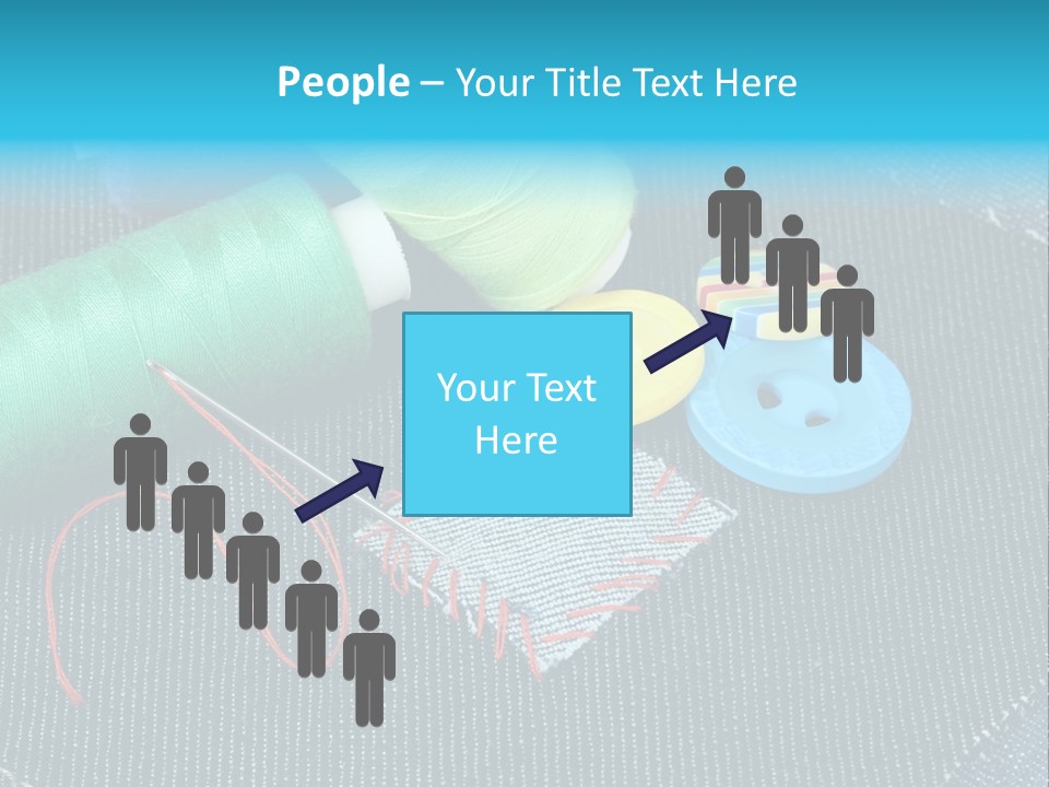 Cloth Textured Textile PowerPoint Template