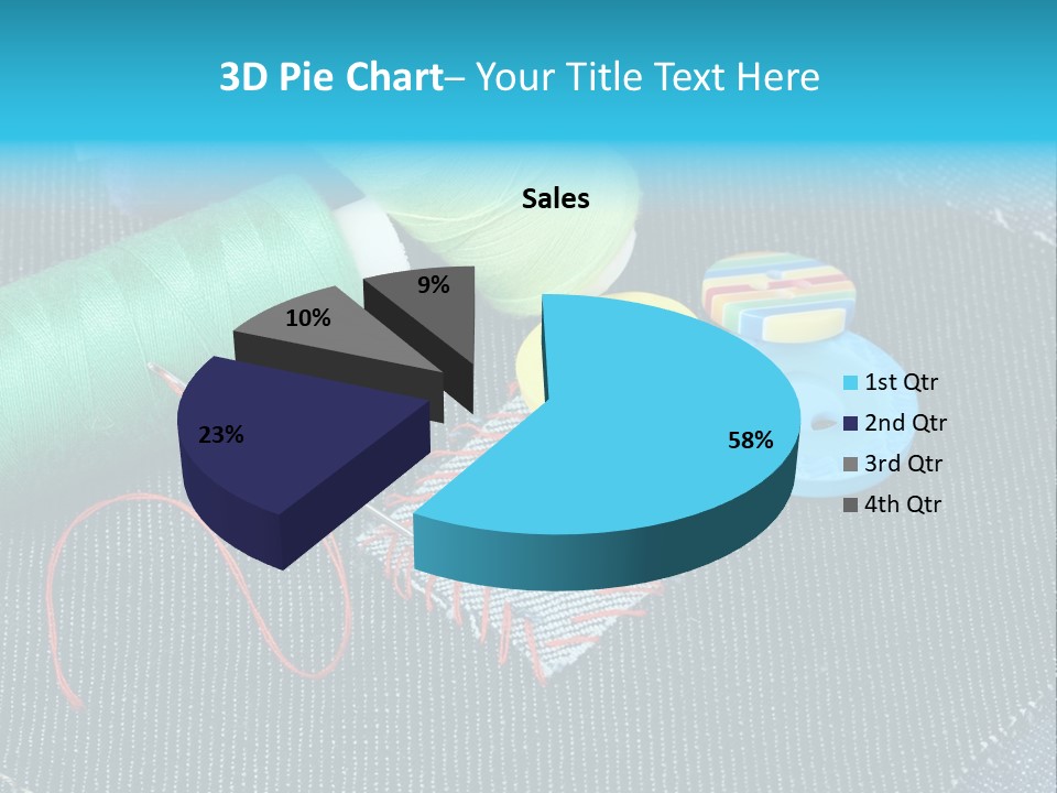 Cloth Textured Textile PowerPoint Template
