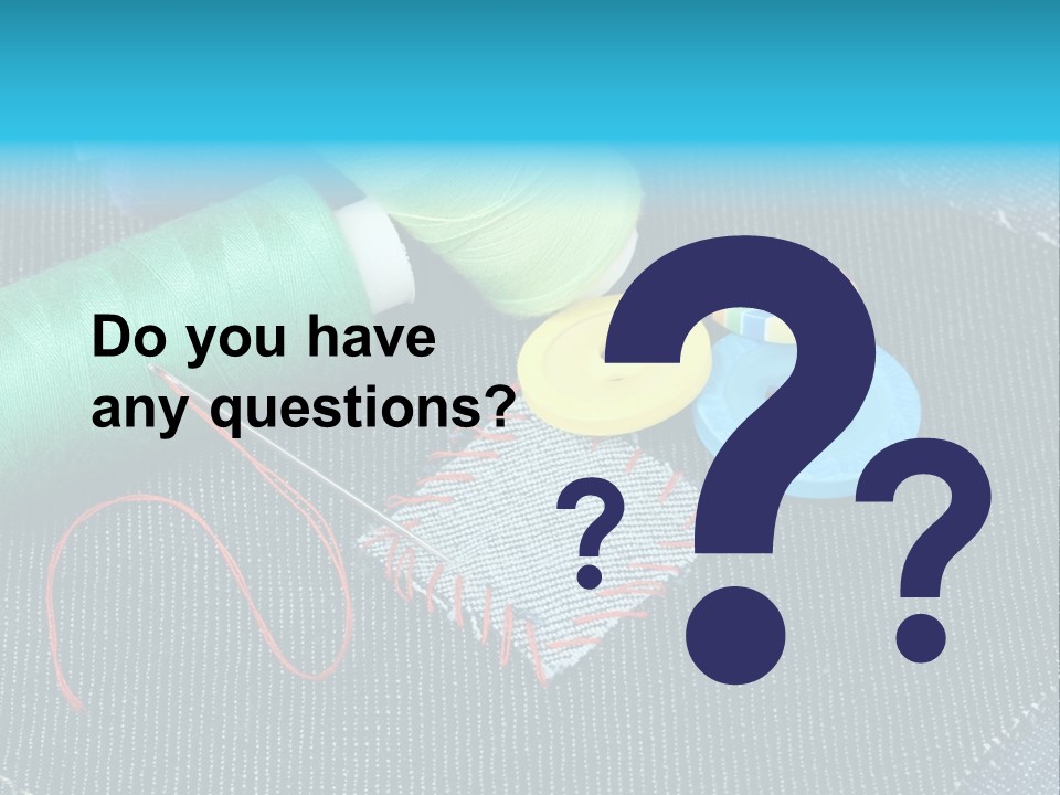 Cloth Textured Textile PowerPoint Template