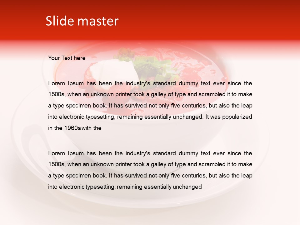 Cooked Hot Gourmet PowerPoint Template
