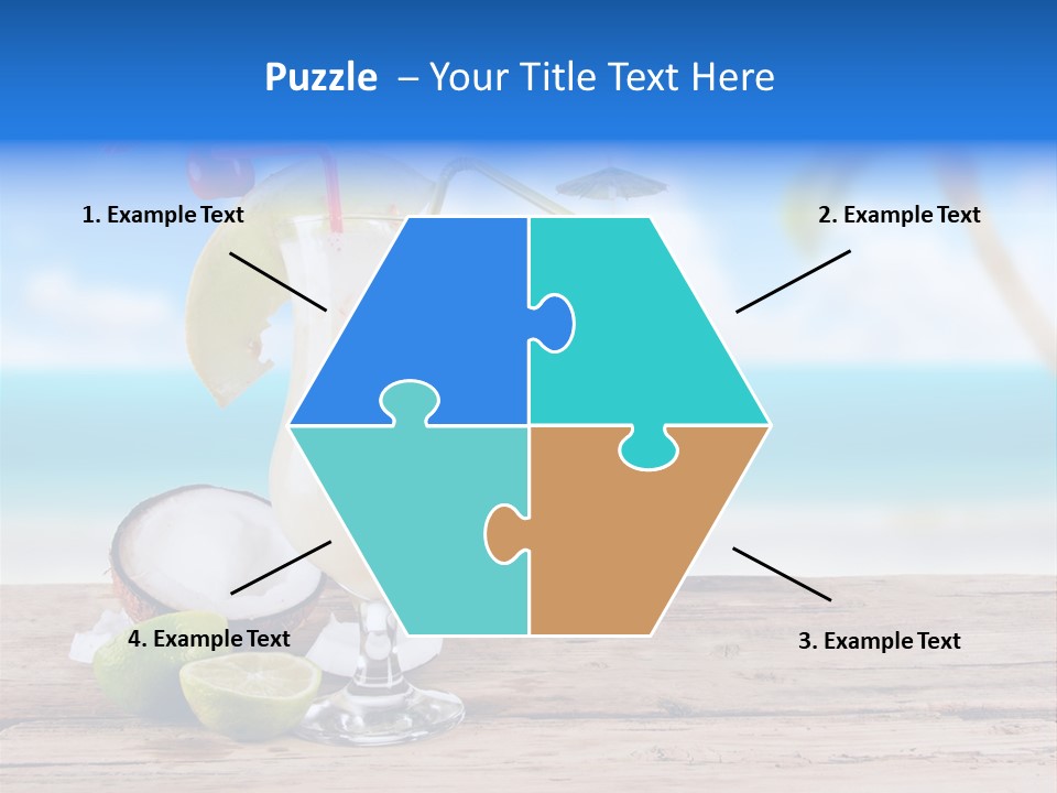 Alcohol Deck Fruit PowerPoint Template