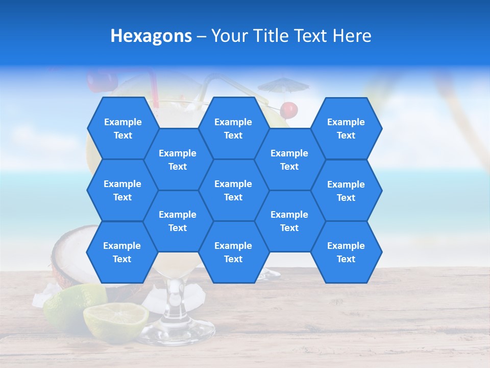 Alcohol Deck Fruit PowerPoint Template