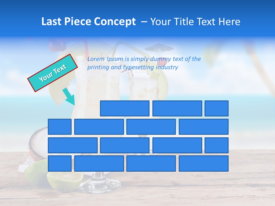 Alcohol Deck Fruit PowerPoint Template