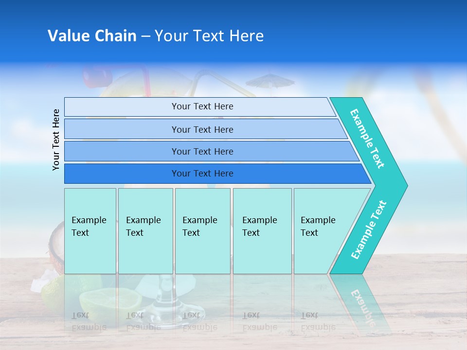 Alcohol Deck Fruit PowerPoint Template