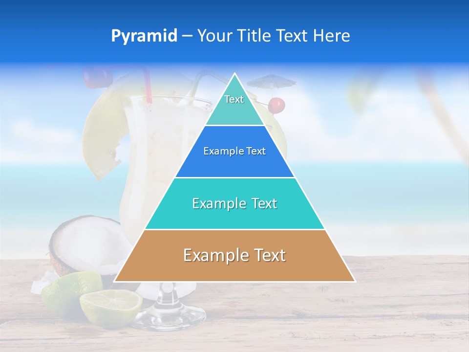 Alcohol Deck Fruit PowerPoint Template