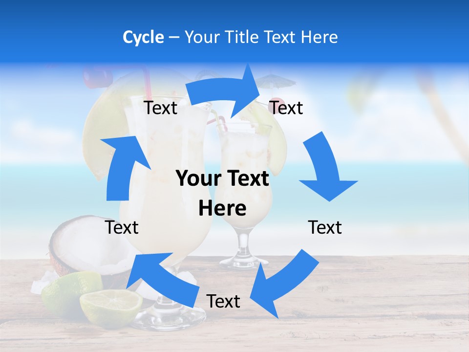 Alcohol Deck Fruit PowerPoint Template