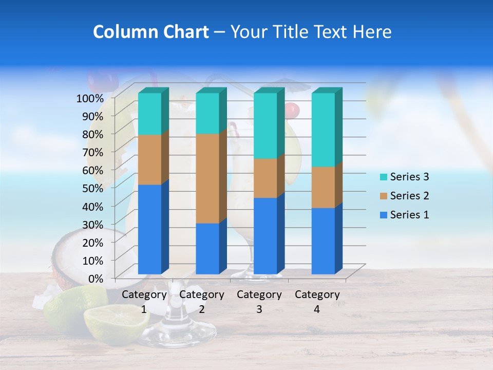Alcohol Deck Fruit PowerPoint Template