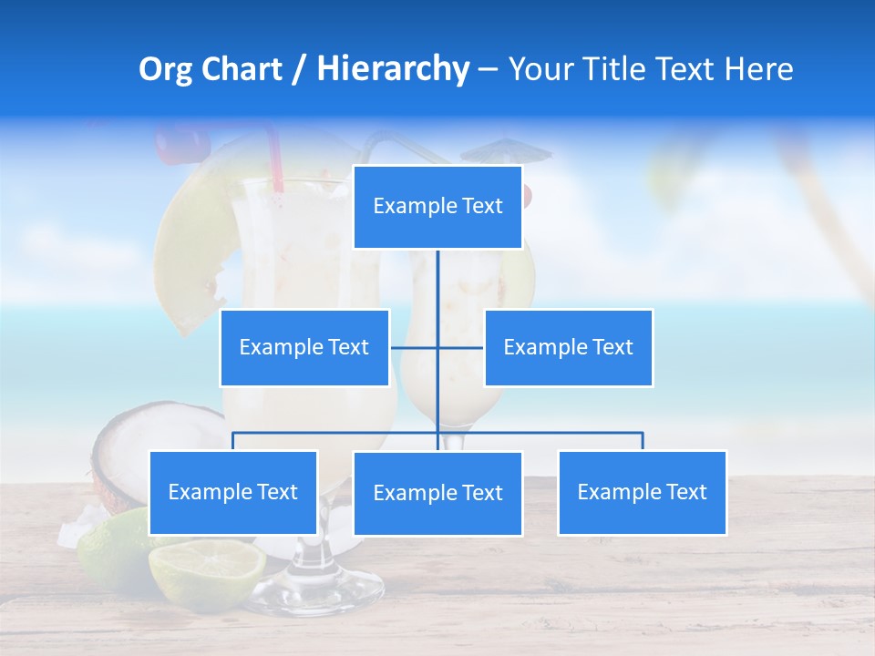 Alcohol Deck Fruit PowerPoint Template