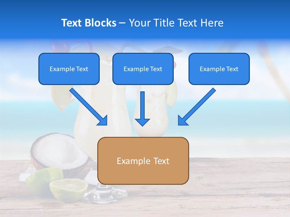 Alcohol Deck Fruit PowerPoint Template