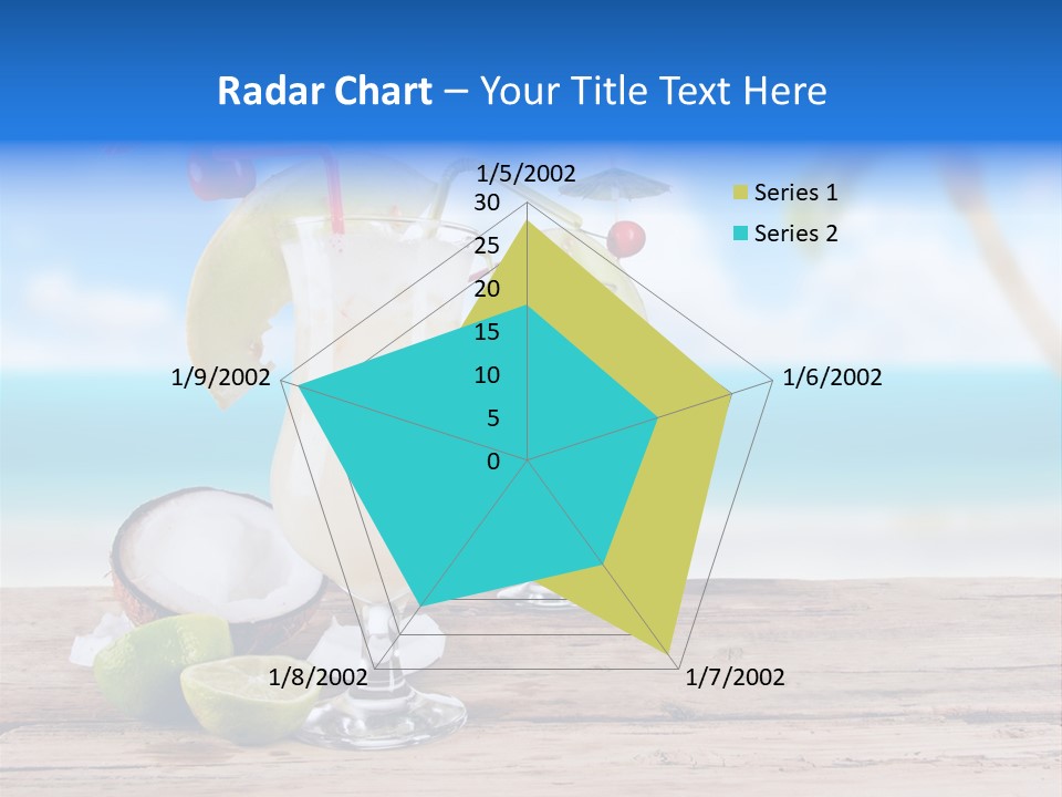 Alcohol Deck Fruit PowerPoint Template