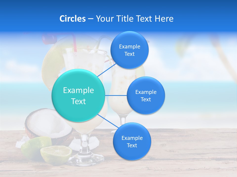Alcohol Deck Fruit PowerPoint Template