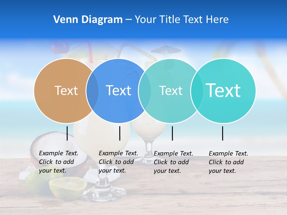 Alcohol Deck Fruit PowerPoint Template