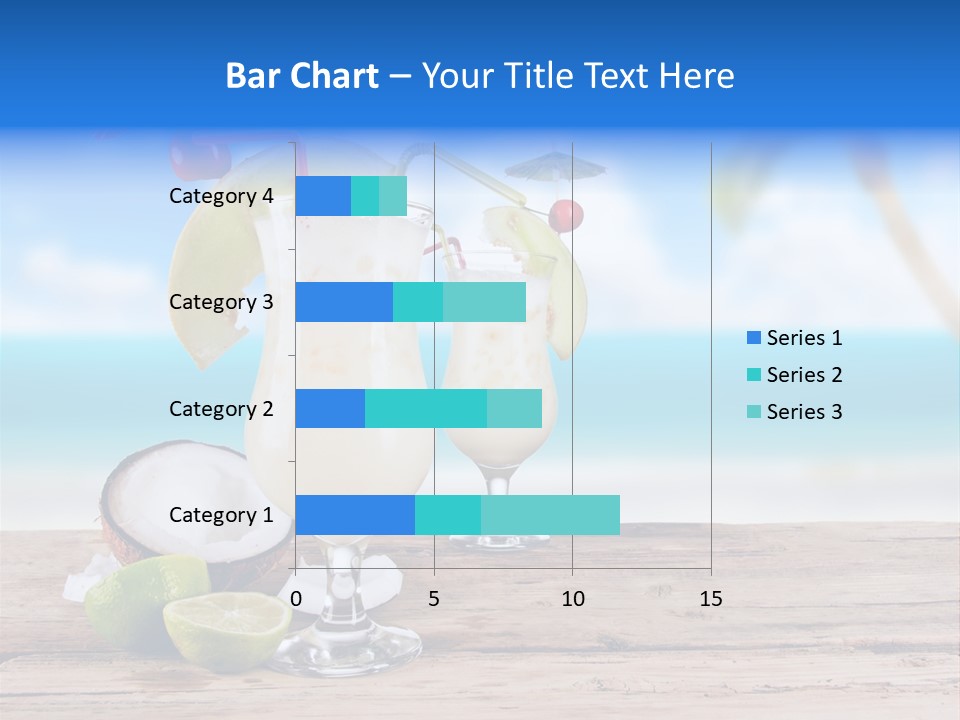 Alcohol Deck Fruit PowerPoint Template