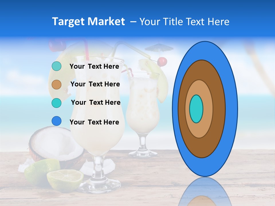 Alcohol Deck Fruit PowerPoint Template