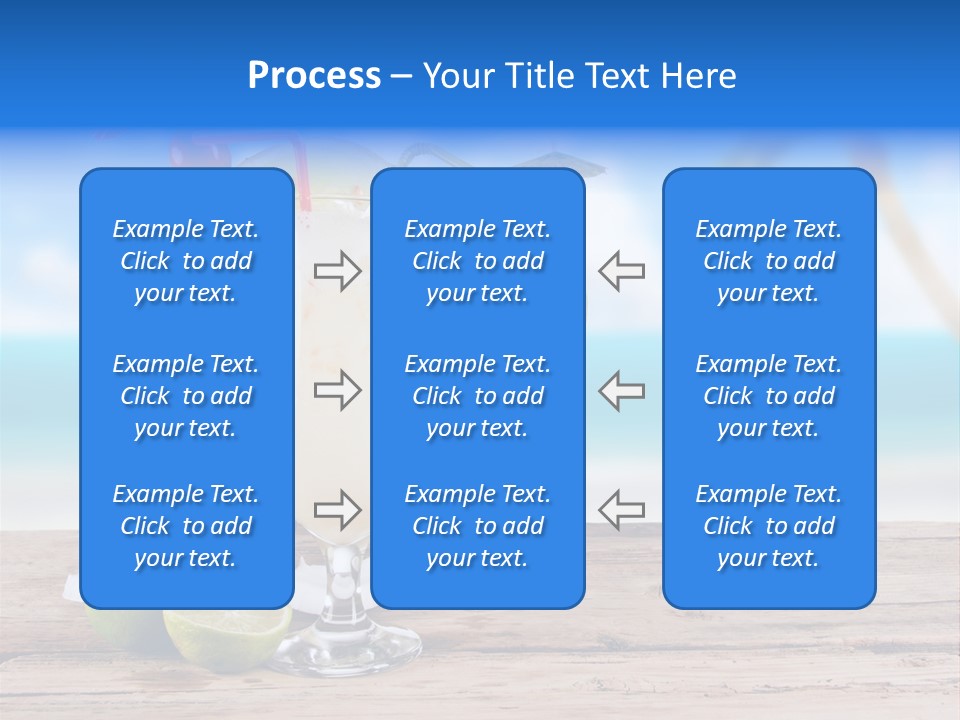 Alcohol Deck Fruit PowerPoint Template