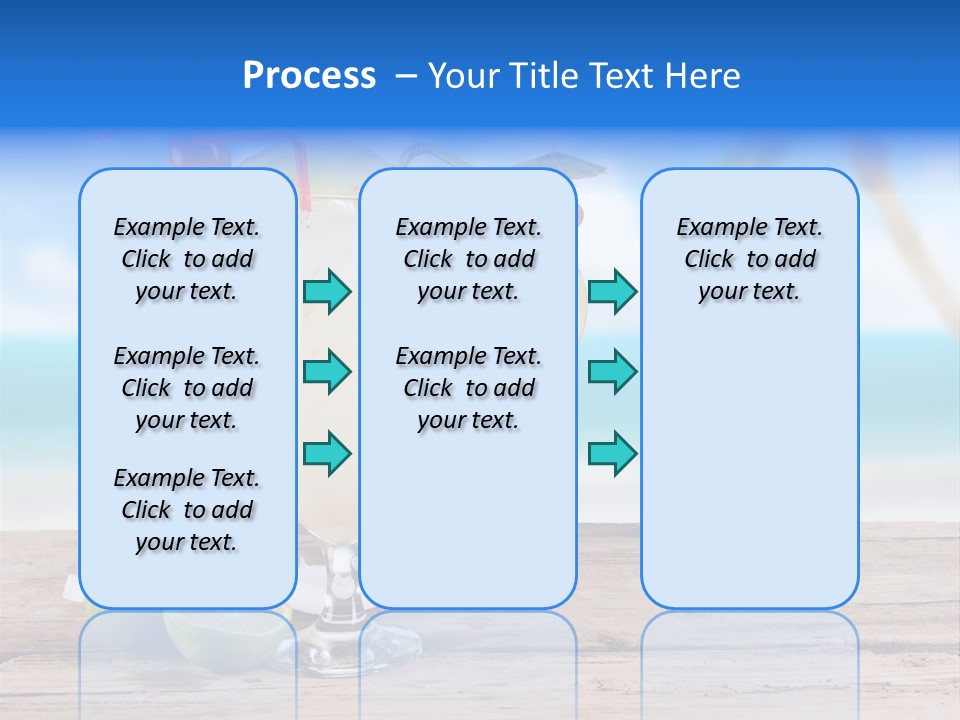 Alcohol Deck Fruit PowerPoint Template