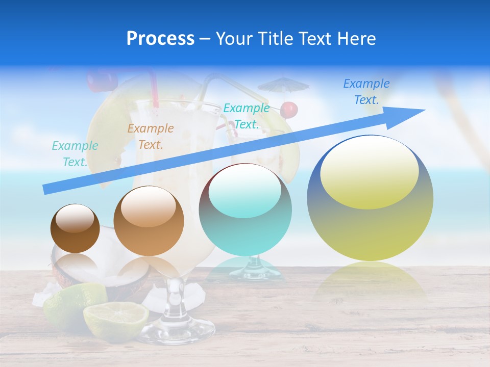 Alcohol Deck Fruit PowerPoint Template