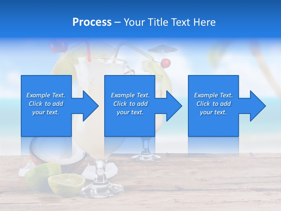 Alcohol Deck Fruit PowerPoint Template