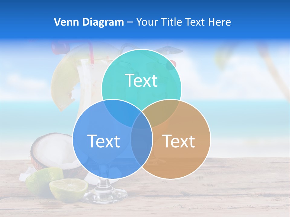 Alcohol Deck Fruit PowerPoint Template