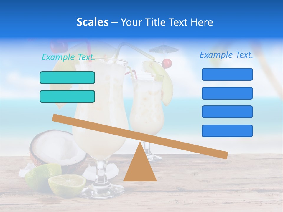 Alcohol Deck Fruit PowerPoint Template
