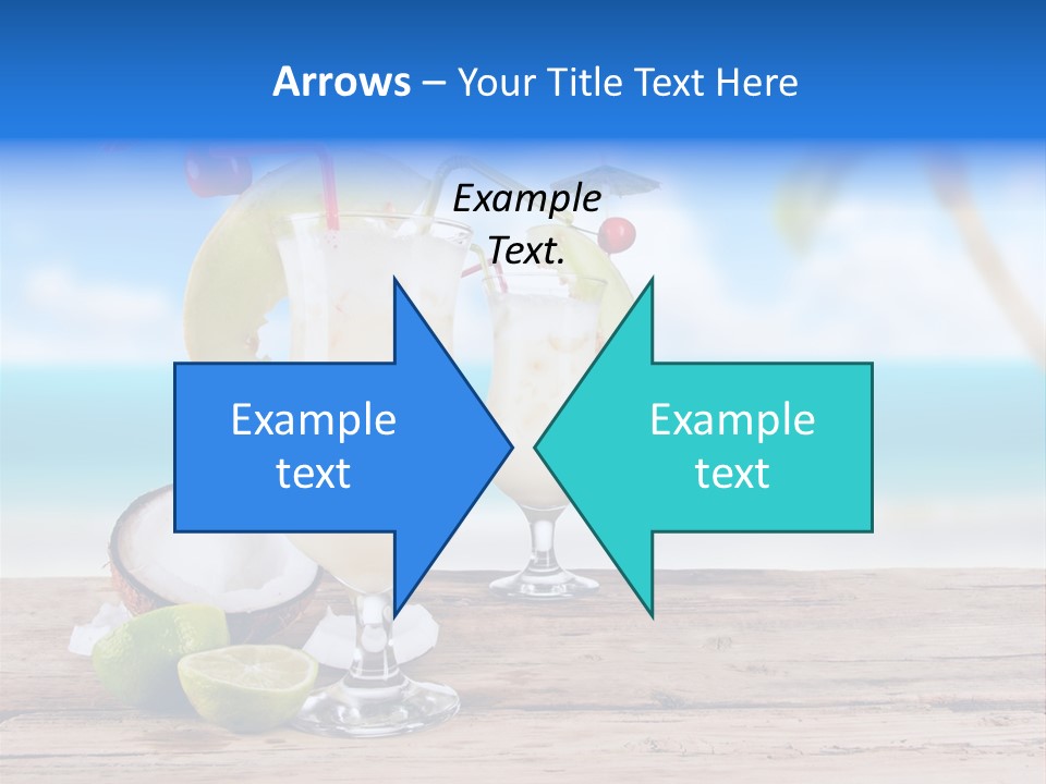 Alcohol Deck Fruit PowerPoint Template