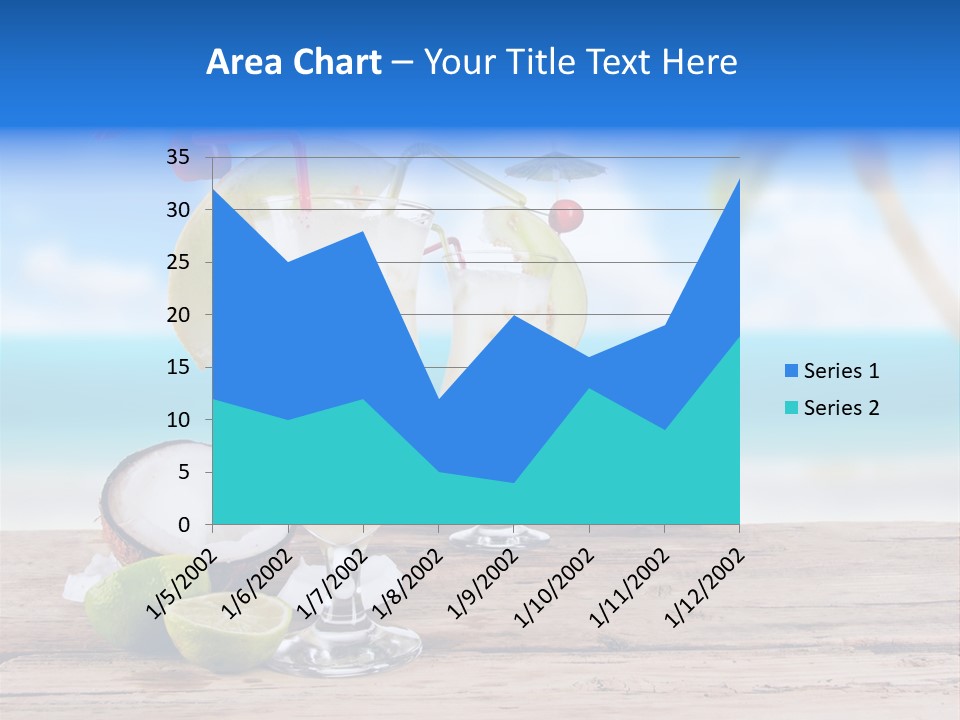 Alcohol Deck Fruit PowerPoint Template