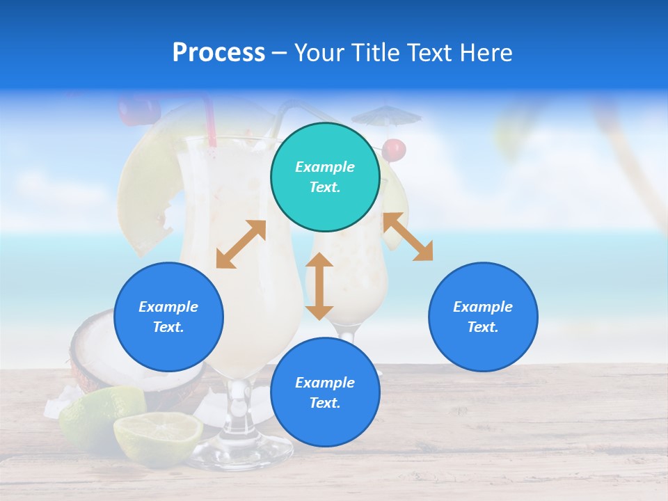Alcohol Deck Fruit PowerPoint Template