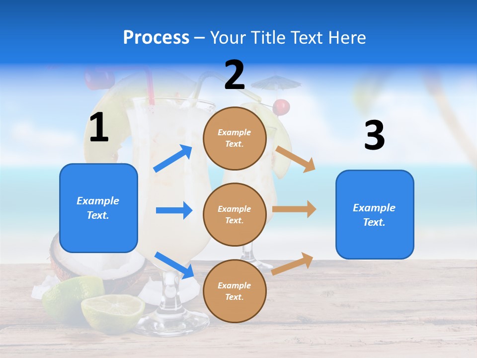 Alcohol Deck Fruit PowerPoint Template