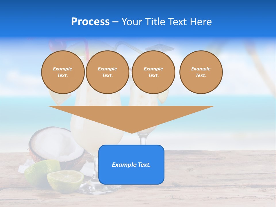 Alcohol Deck Fruit PowerPoint Template