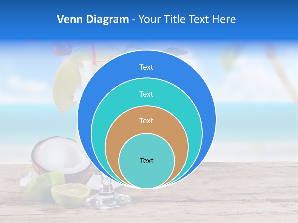 Alcohol Deck Fruit PowerPoint Template