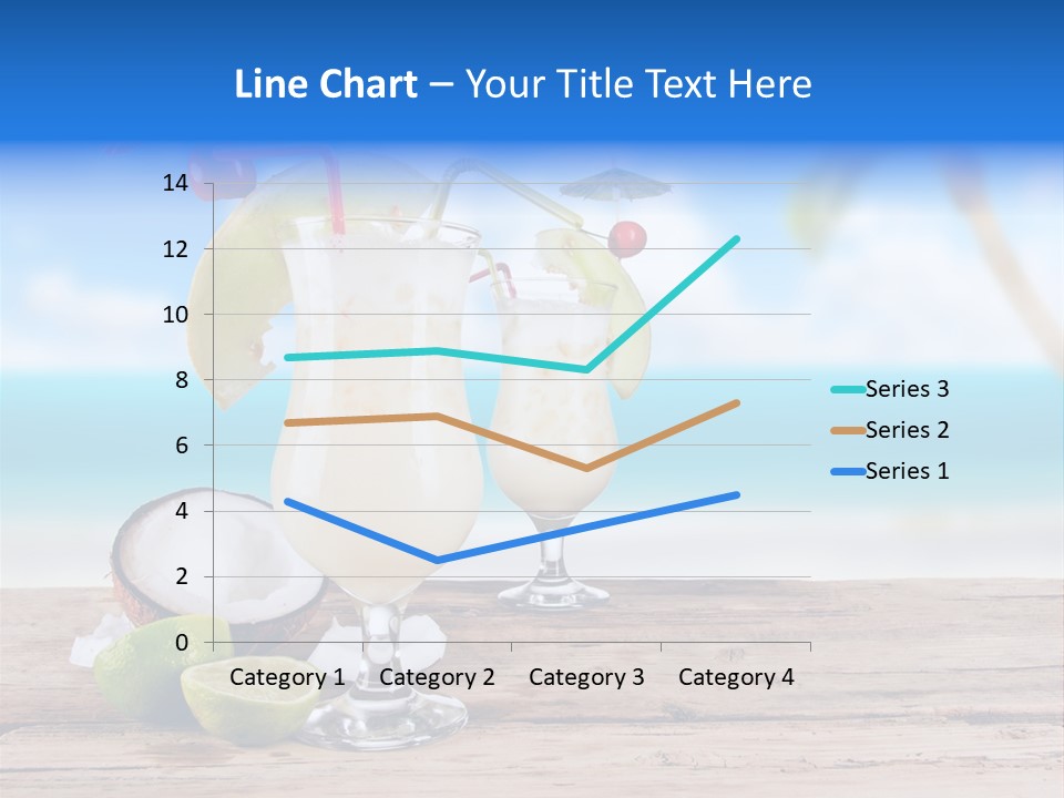 Alcohol Deck Fruit PowerPoint Template