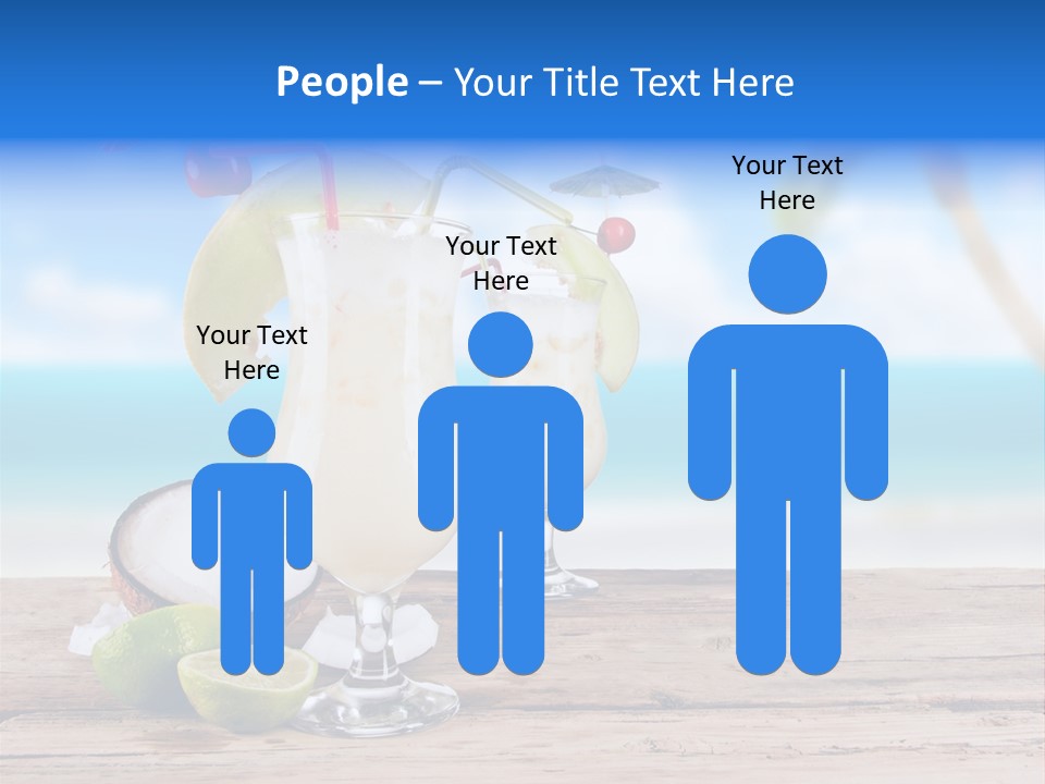 Alcohol Deck Fruit PowerPoint Template