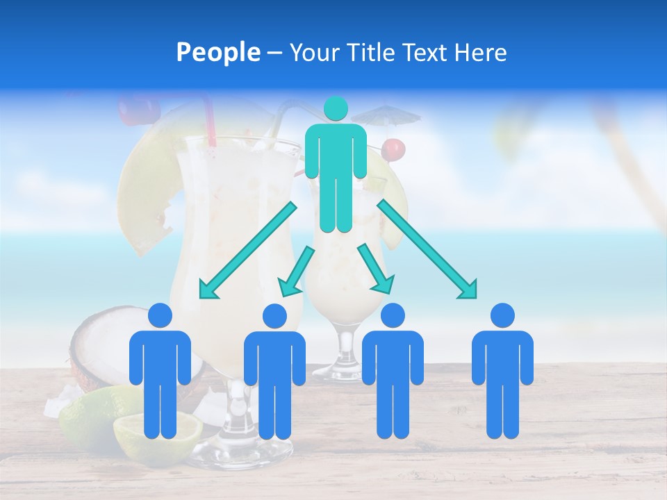 Alcohol Deck Fruit PowerPoint Template